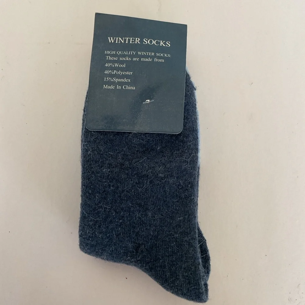 Wool socks with cat graphics. NWT